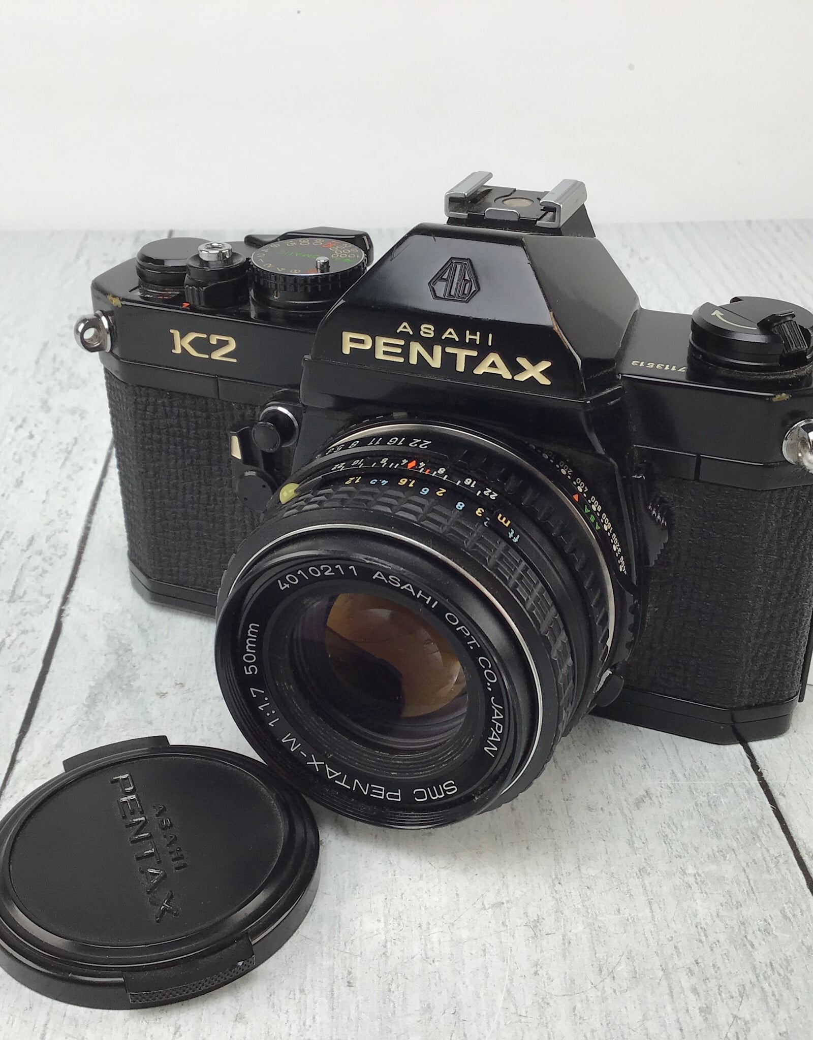 Pentax Pentax K2 Camera Black w/ 50mm f1.7 Used Fair