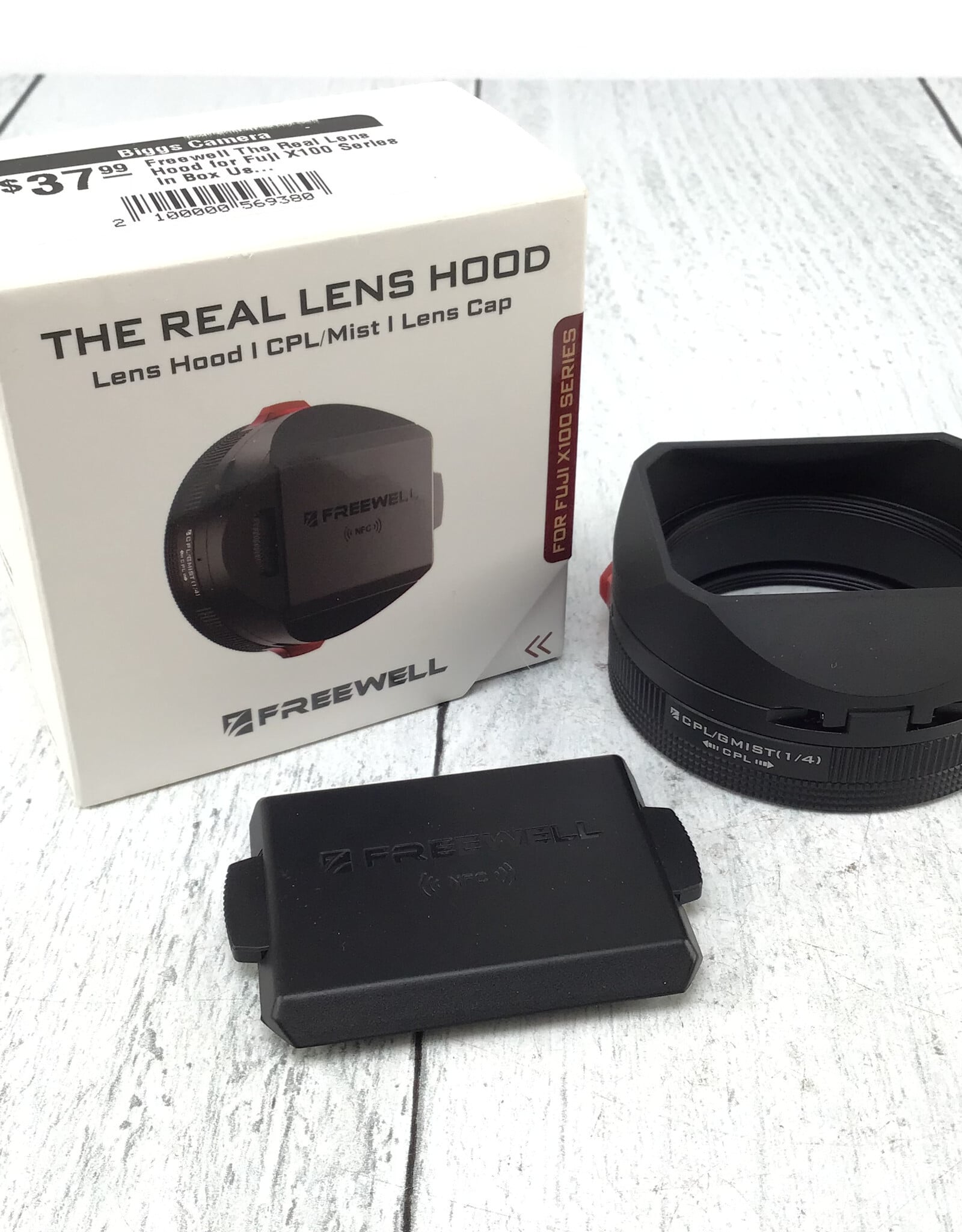 Freewell The Real Lens Hood for Fuji X100 Series in Box Used EX