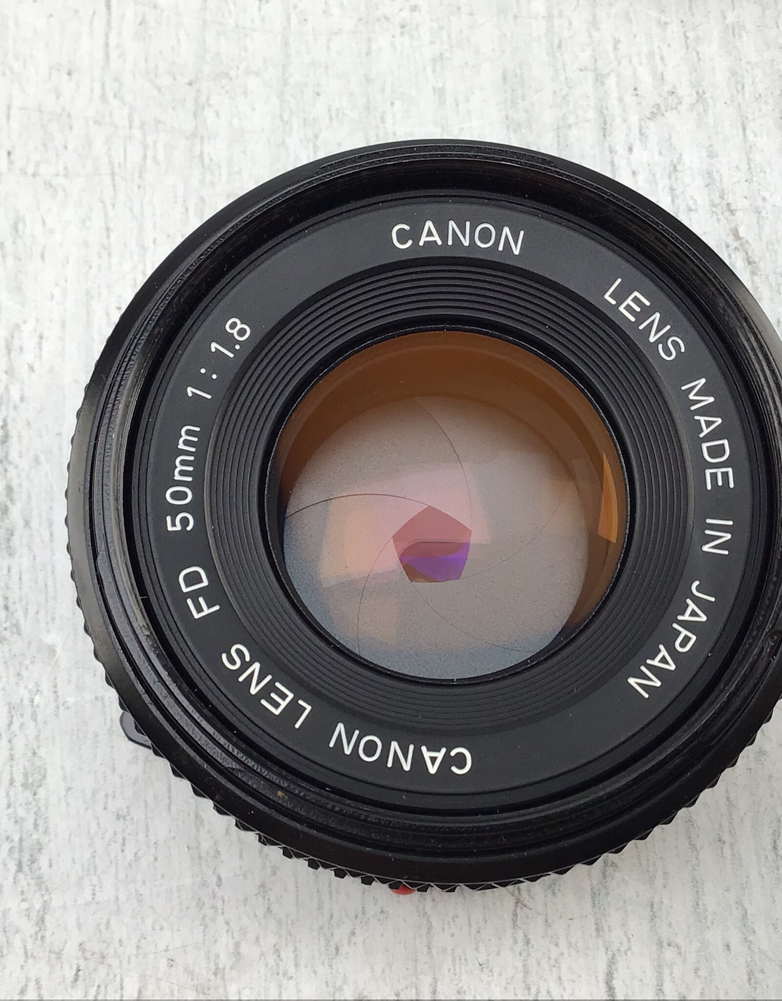 CANON Canon FD 50mm f1.8 Lens Used Good