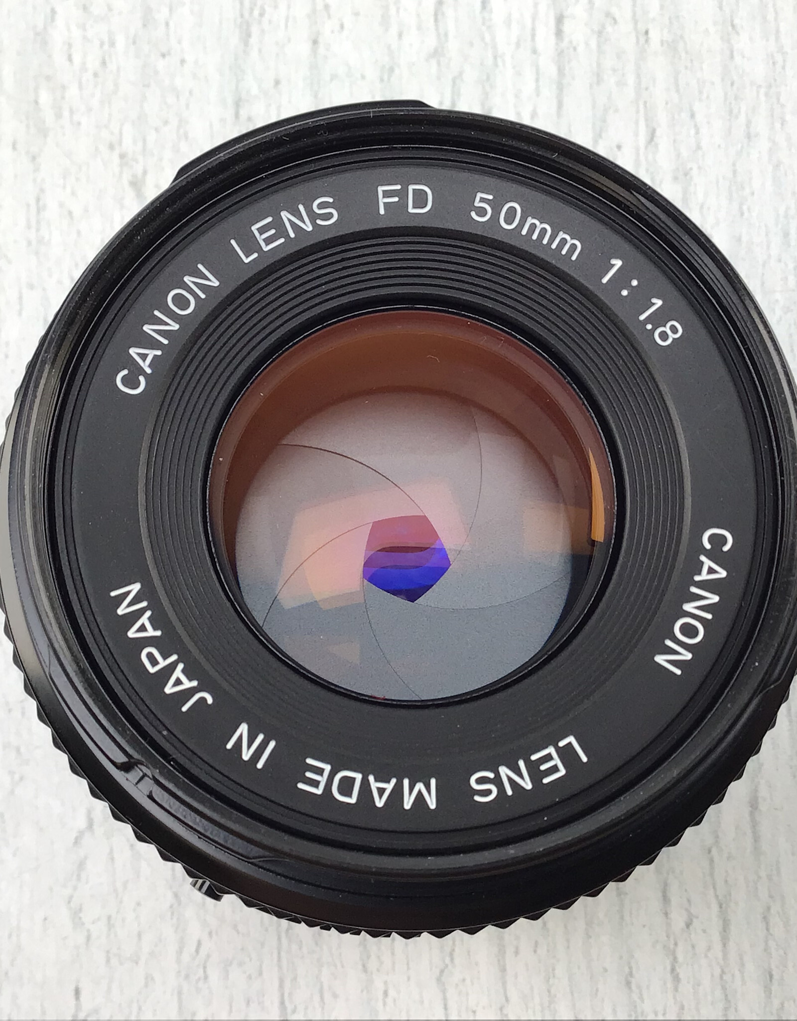 CANON Canon FD 50mm f1.8 Lens Used Good