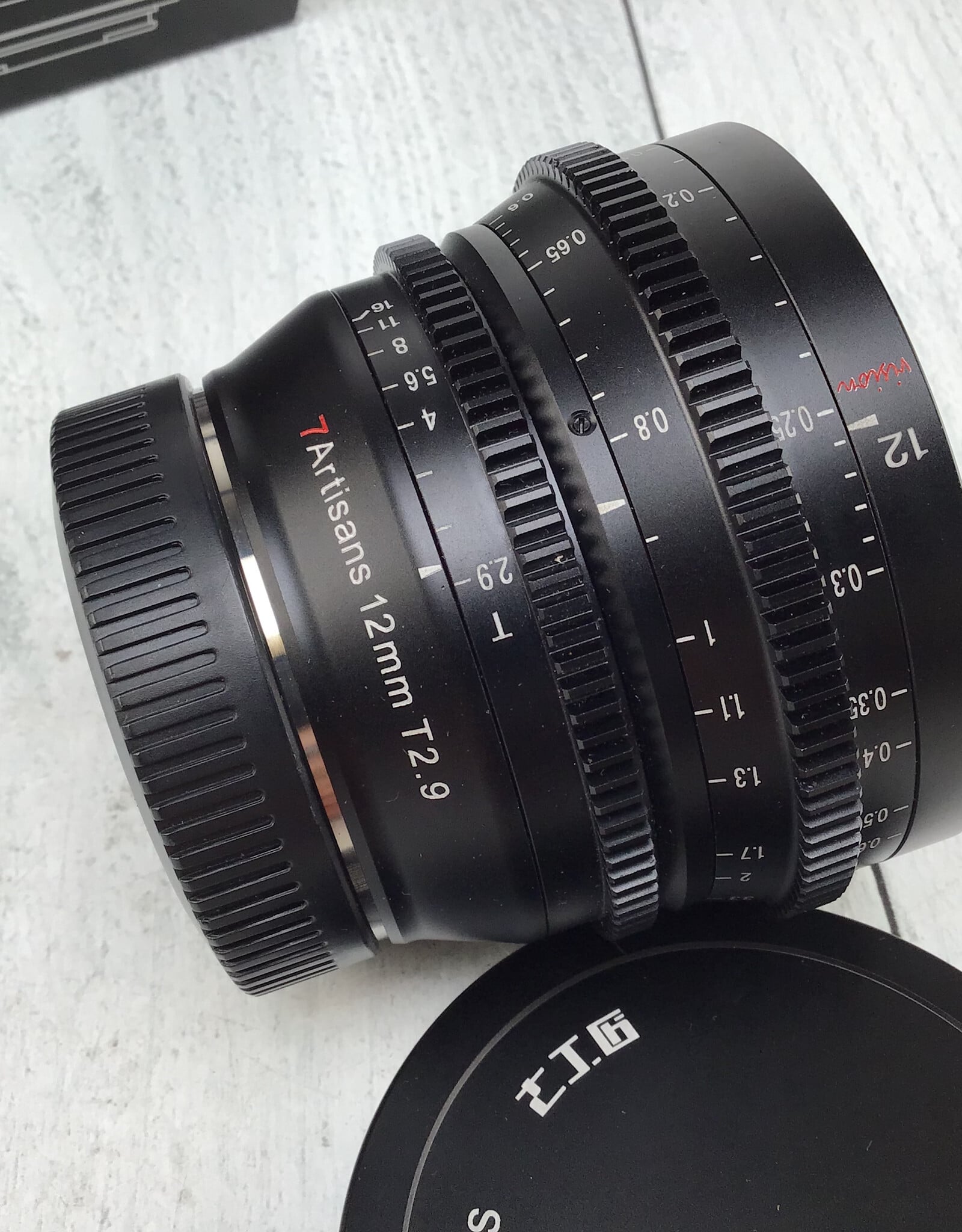 7artisans 7Artisan Vision Series 12mm T2.9 Lens for Canon RF in Box Used EX