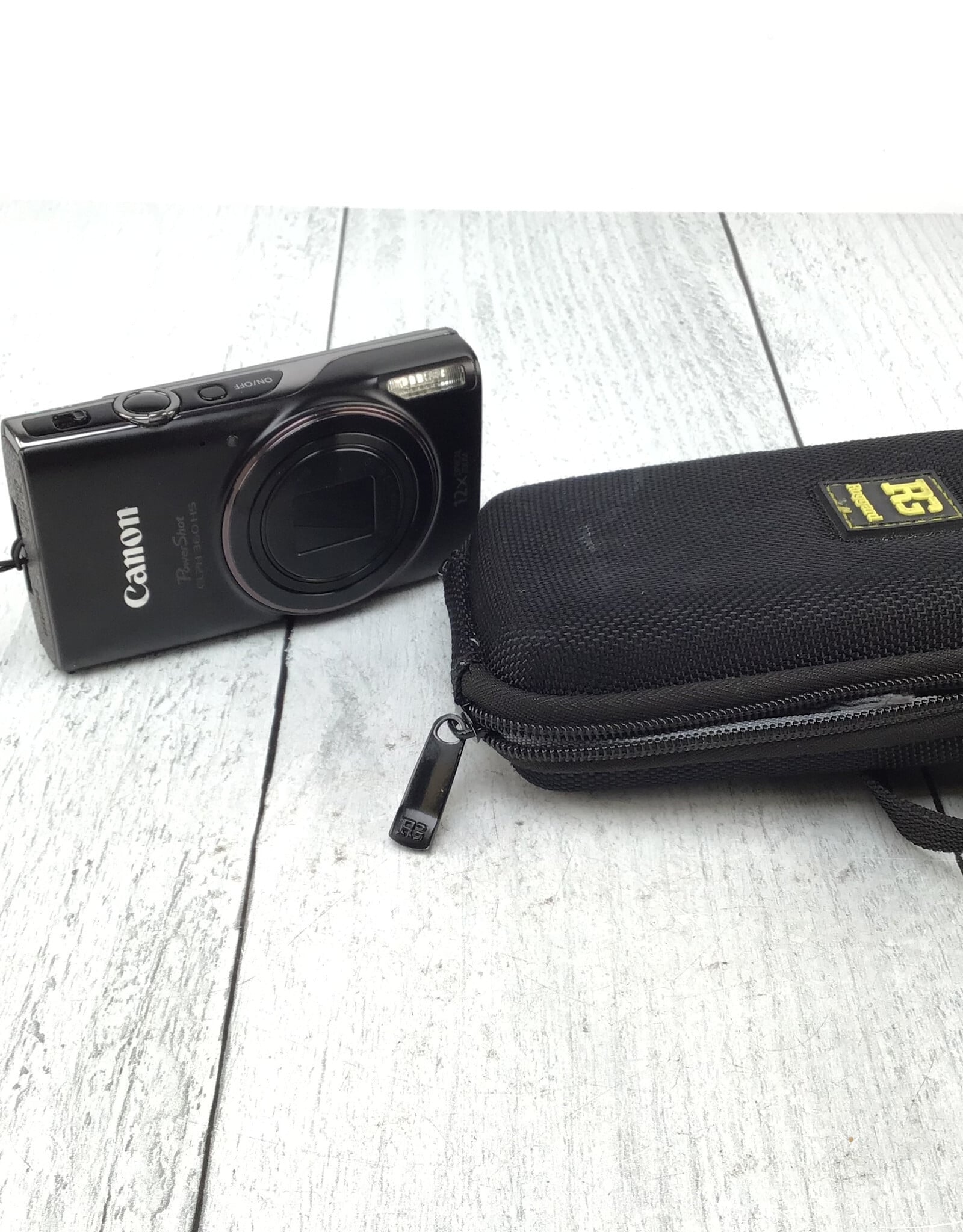 CANON Canon ELPH 360 HS Camera Black Used Fair