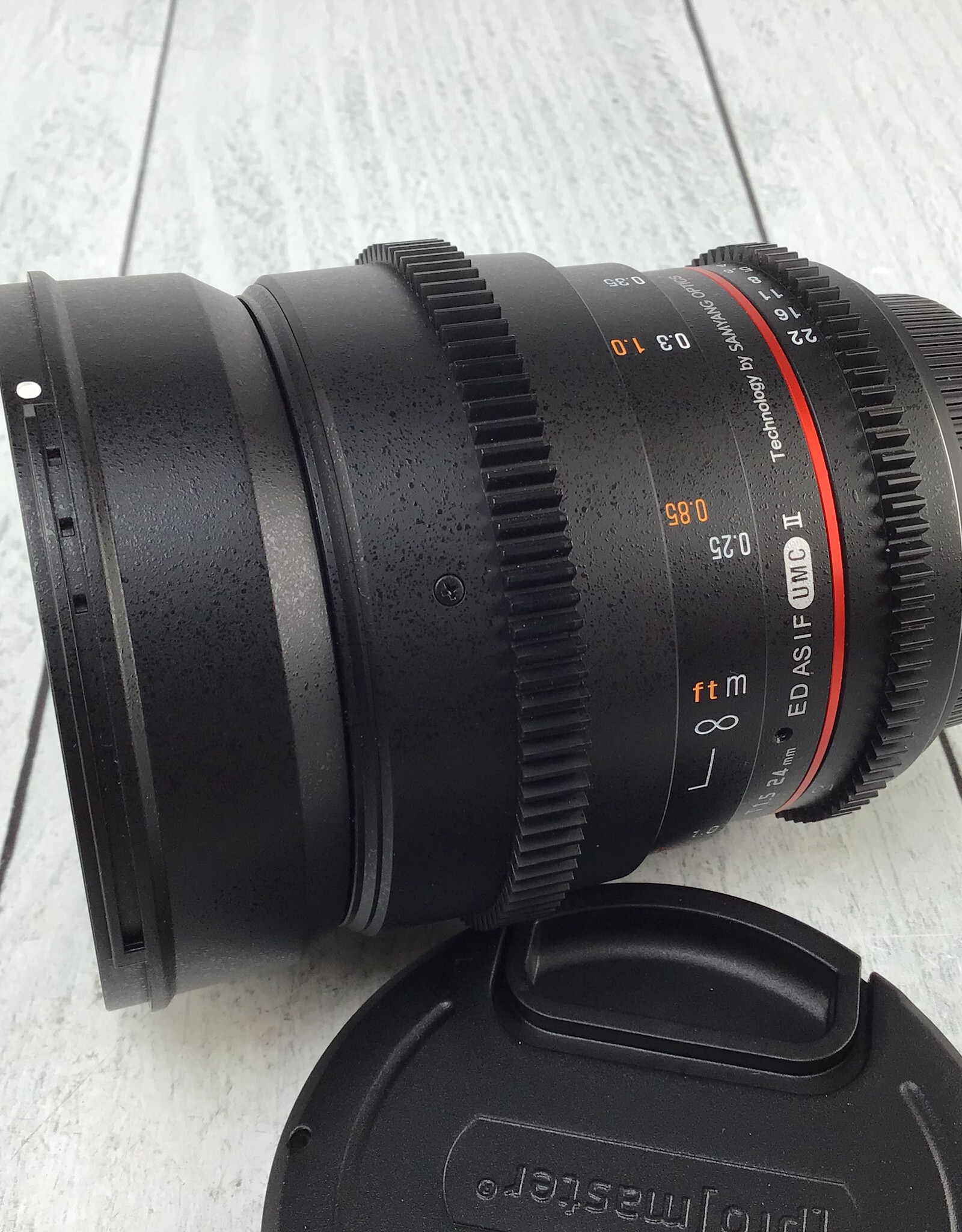 ROKINON Rokinon 24mm T1.5 lens for Canon EF Used Good