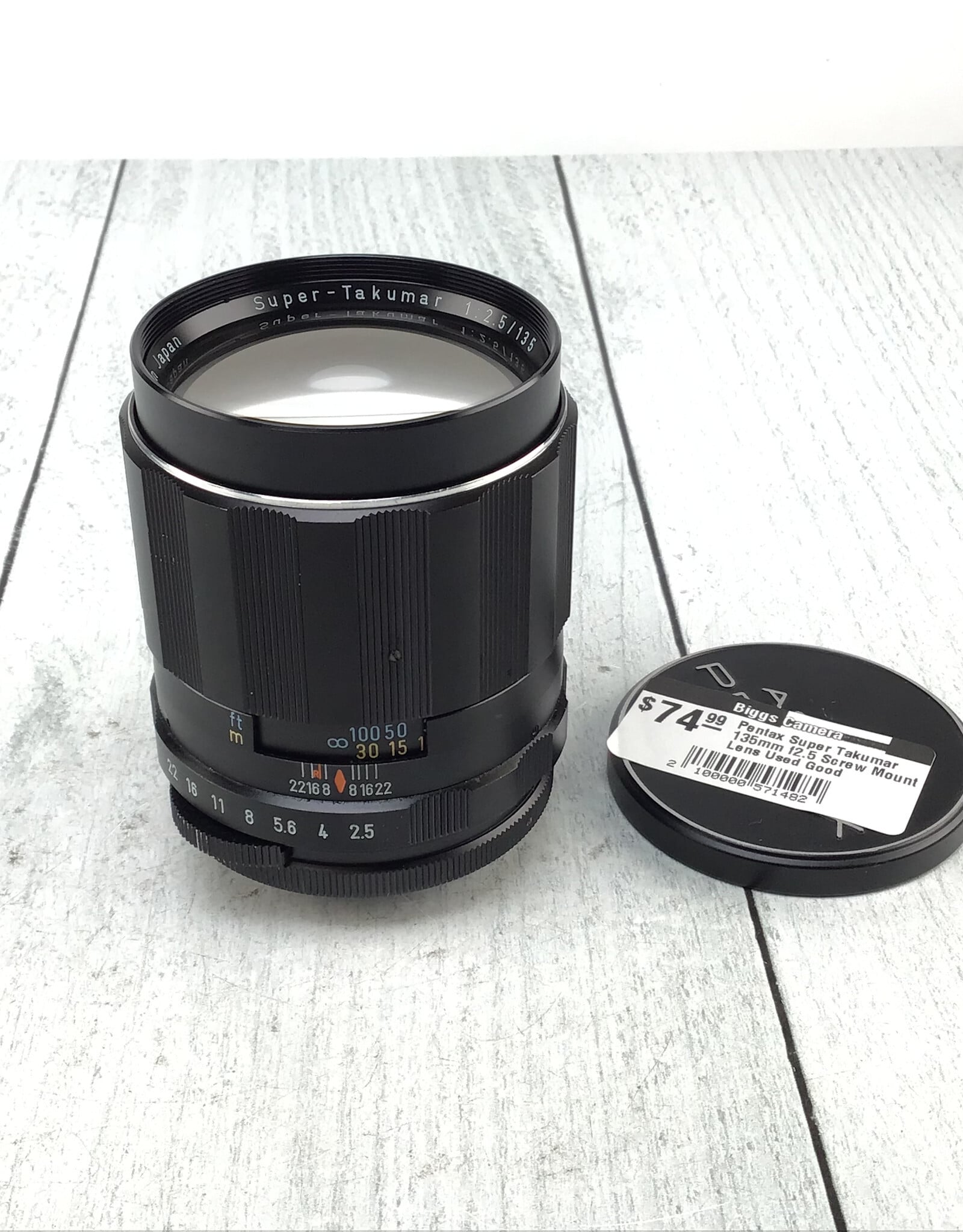 Pentax Pentax Super Takumar 135mm f2.5 Screw Mount Lens Used Good