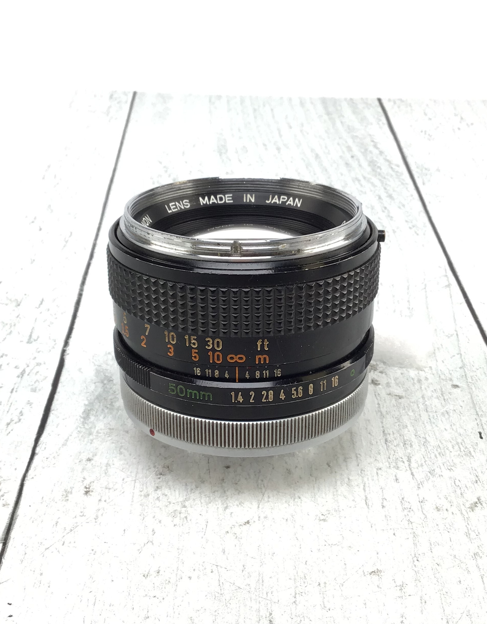 CANON Canon FD 50mm f1.4 Lens Used Fair