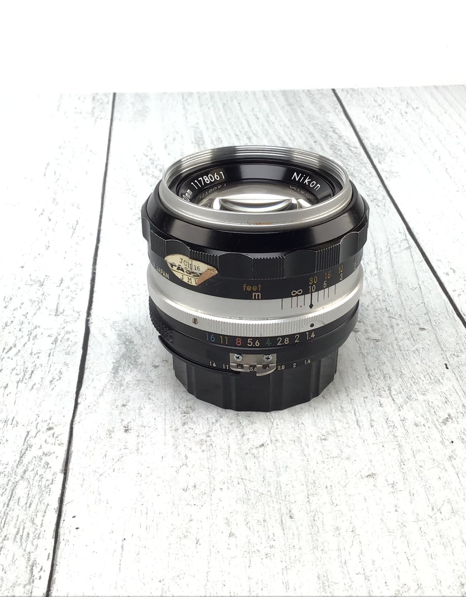 NIKON Nikon Nikkor-S 50mm f1.4 Non AI Lens Haze Used UG