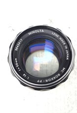 Minolta Minolta MC Rokkor PF 58mm f1.4 Lens Hazy Used As Is