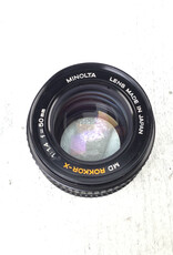 Minolta Minolta MD Rokkor-X 50mm f1.4 Lens Haze Used As Is