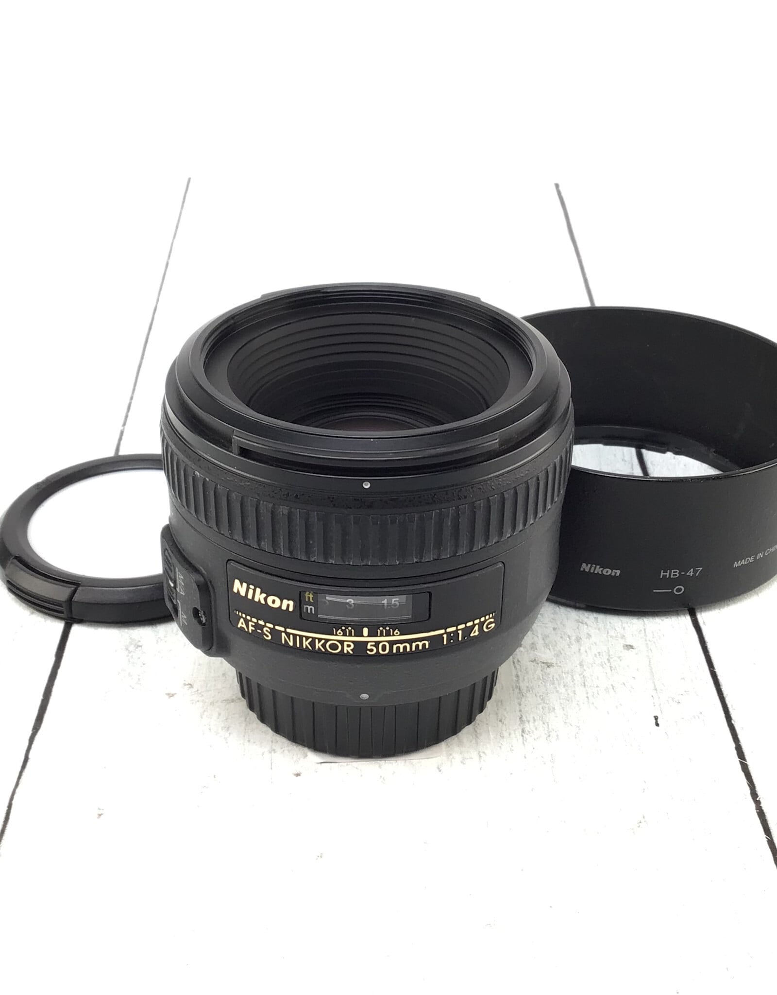 NIKON Nikon AF-S Nikkor 50mm f1.4 Lens Used Good