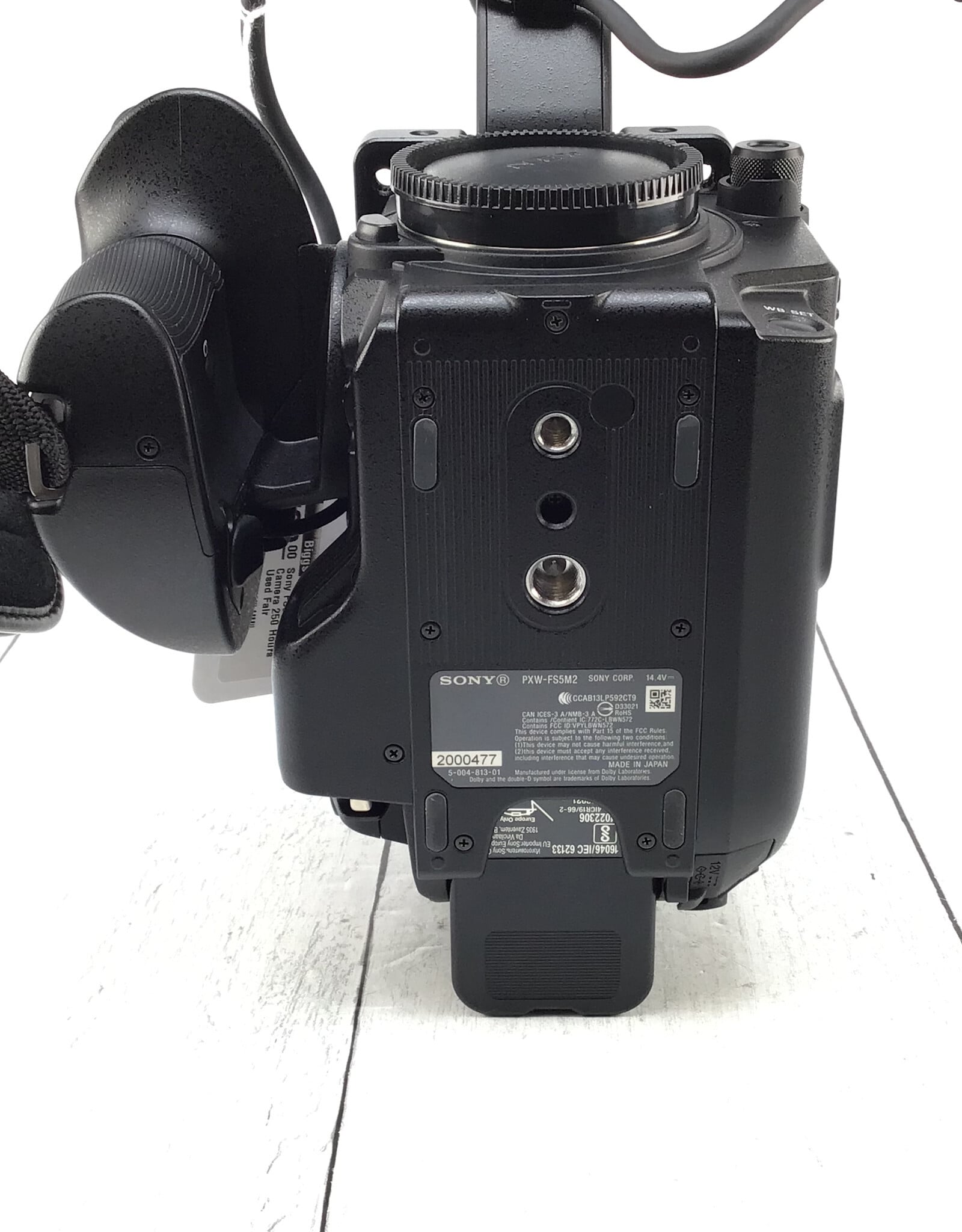 SONY Sony FS5 Mark II Camera 250 Hours Used Fair
