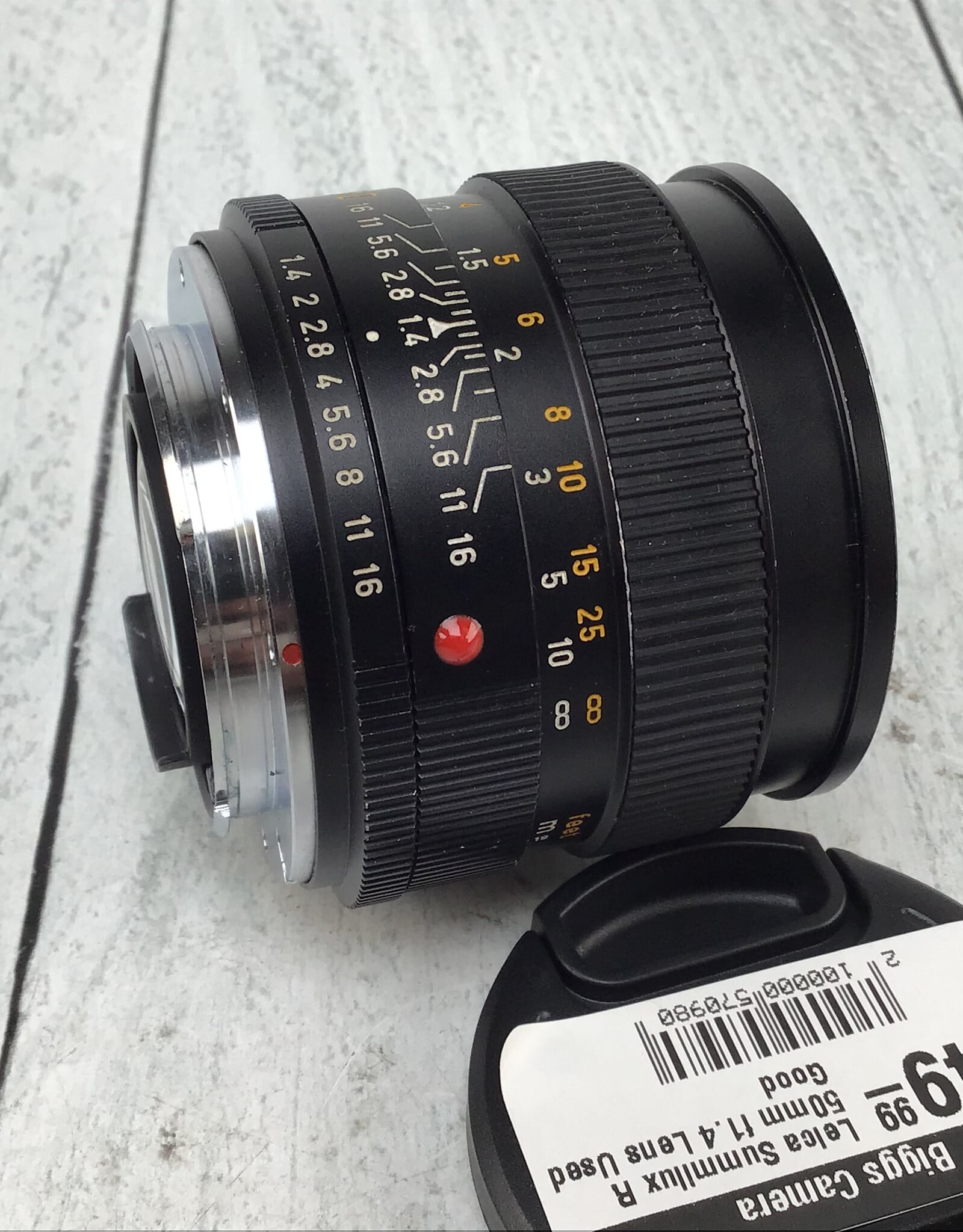 Leica Leica Summilux R 50mm f1.4 Lens Used Good