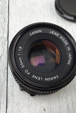 CANON Canon 50mm F1.8 FD Lens Used Good