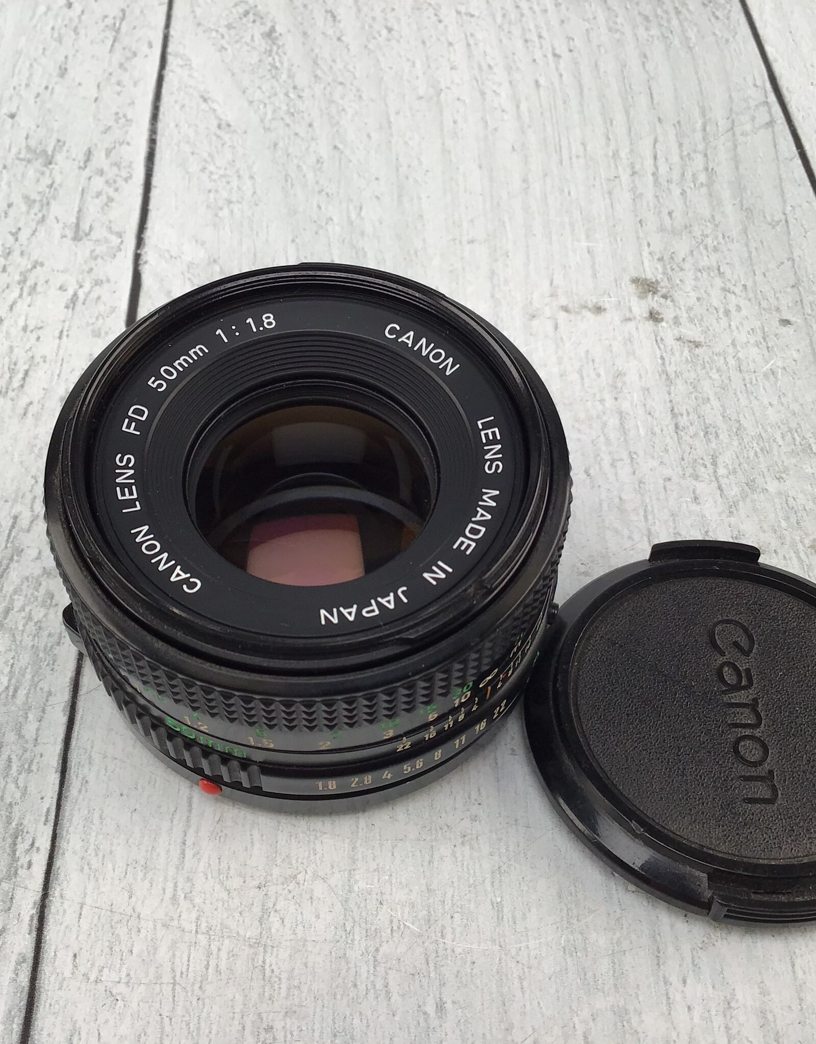 CANON Canon 50mm F1.8 FD Lens Used Good
