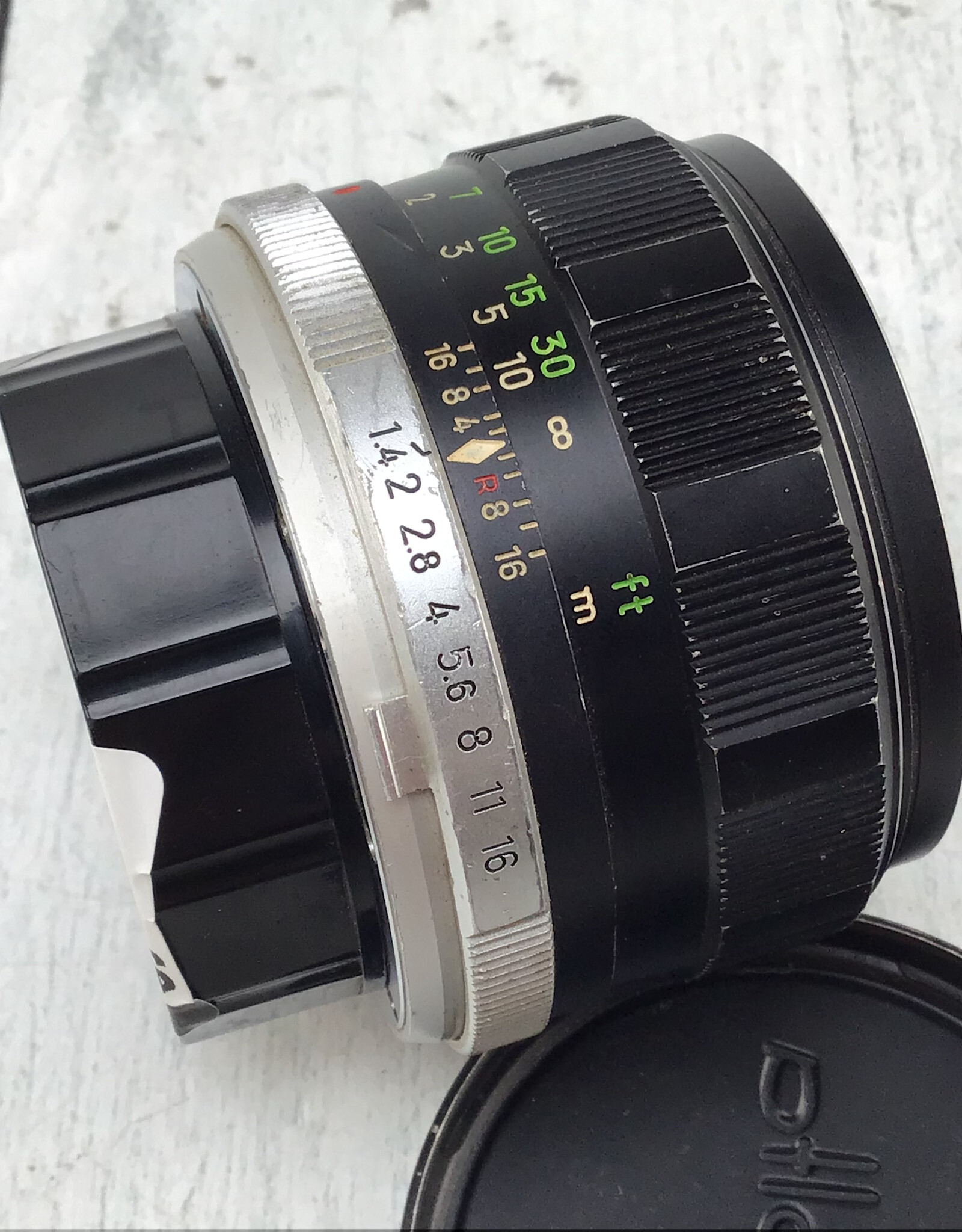 Minolta Minolta MC Rokkor PF 58mm f1.4 Lens Stiff Focus Used BGN