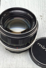Minolta Minolta MC Rokkor PF 58mm f1.4 Lens Stiff Focus Used BGN