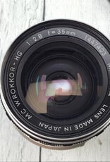 Minolta Minolta MC Rokkor HG 35mm f2.8 Lens Used Fair
