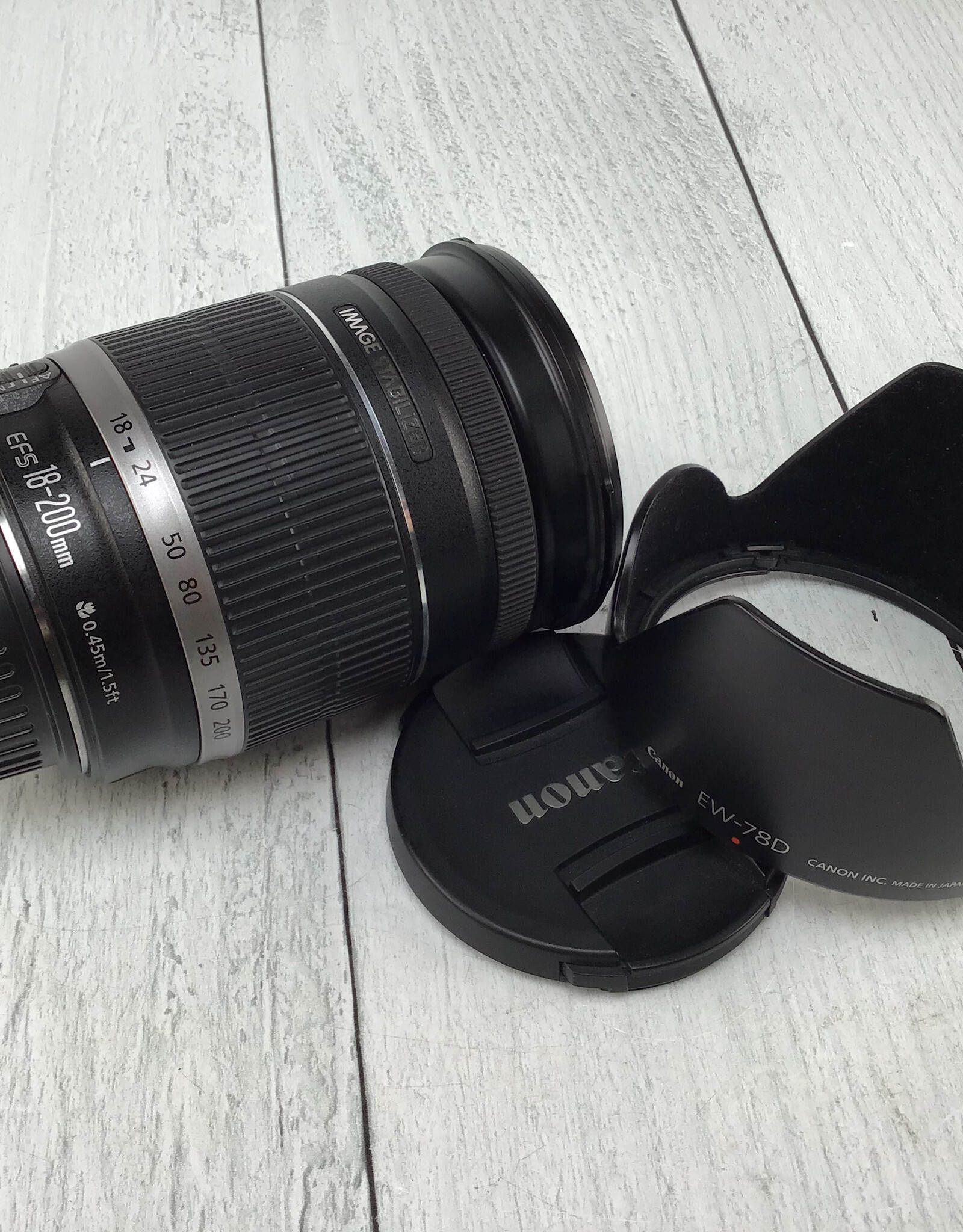 CANON Canon EFS 18-200mm f3.5-5.6 IS Lens Used Fair