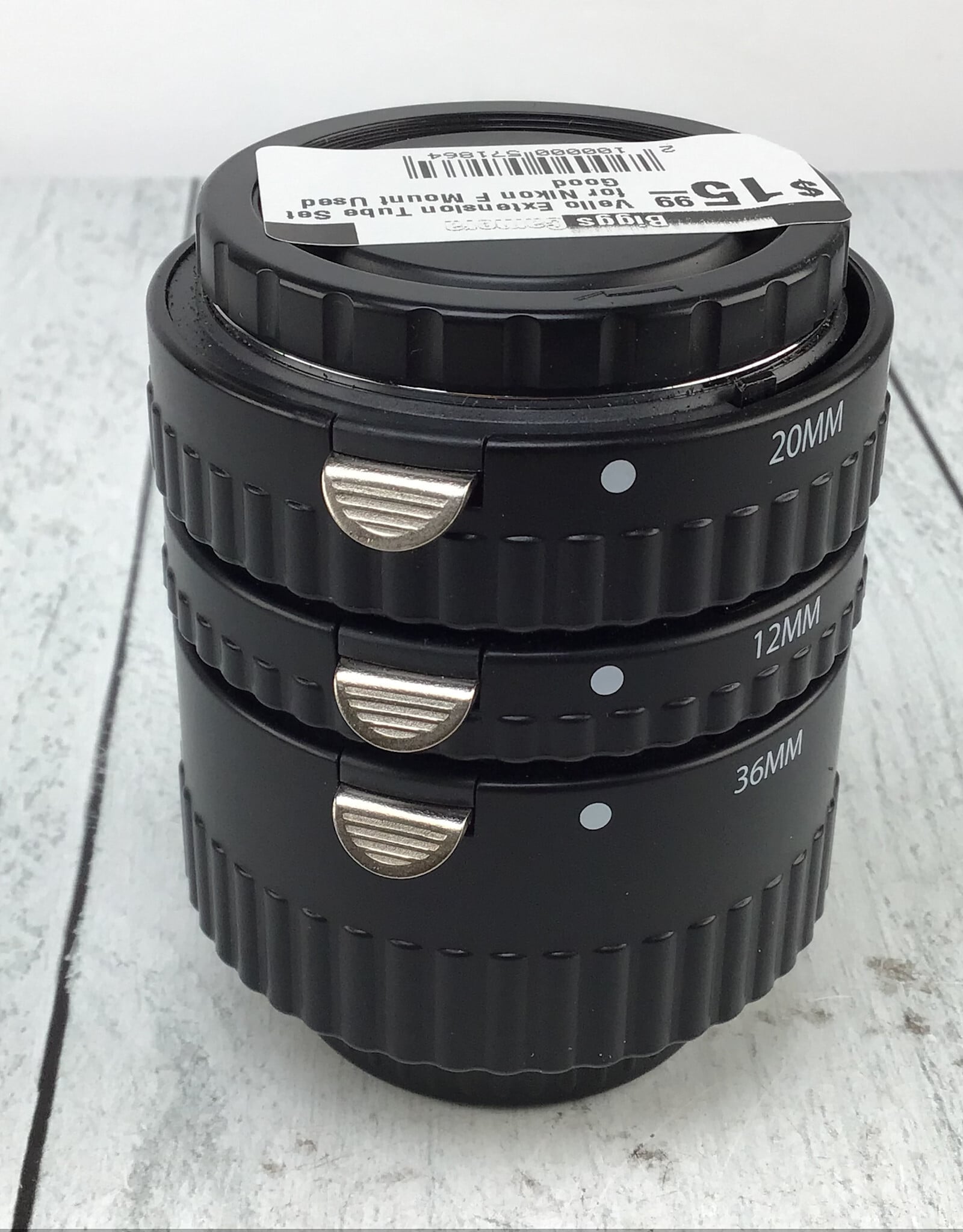 Vello Extension Tube Set for Nikon F Mount Used Good