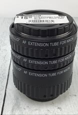 Vello Extension Tube Set for Nikon F Mount Used Good