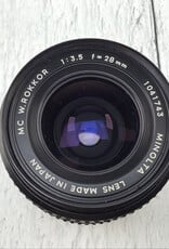 Minolta Minolta MC W.Rokkor 28mm F3.5 MD Mount Lens Used Fair