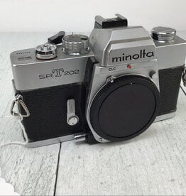 Minolta Minolta SRT 202 Camera Body Slow Shutter Speeds Off Used UG