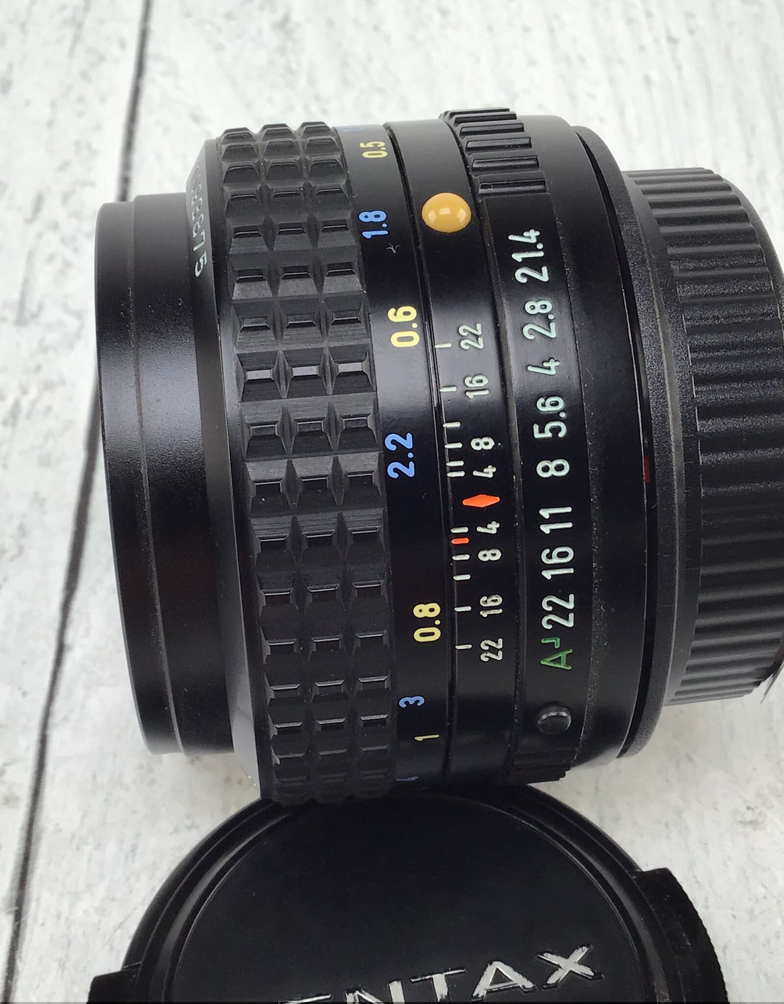 Pentax Pentax SMC K Mount Pentax-A 50mm F1.4 Lens Used Good