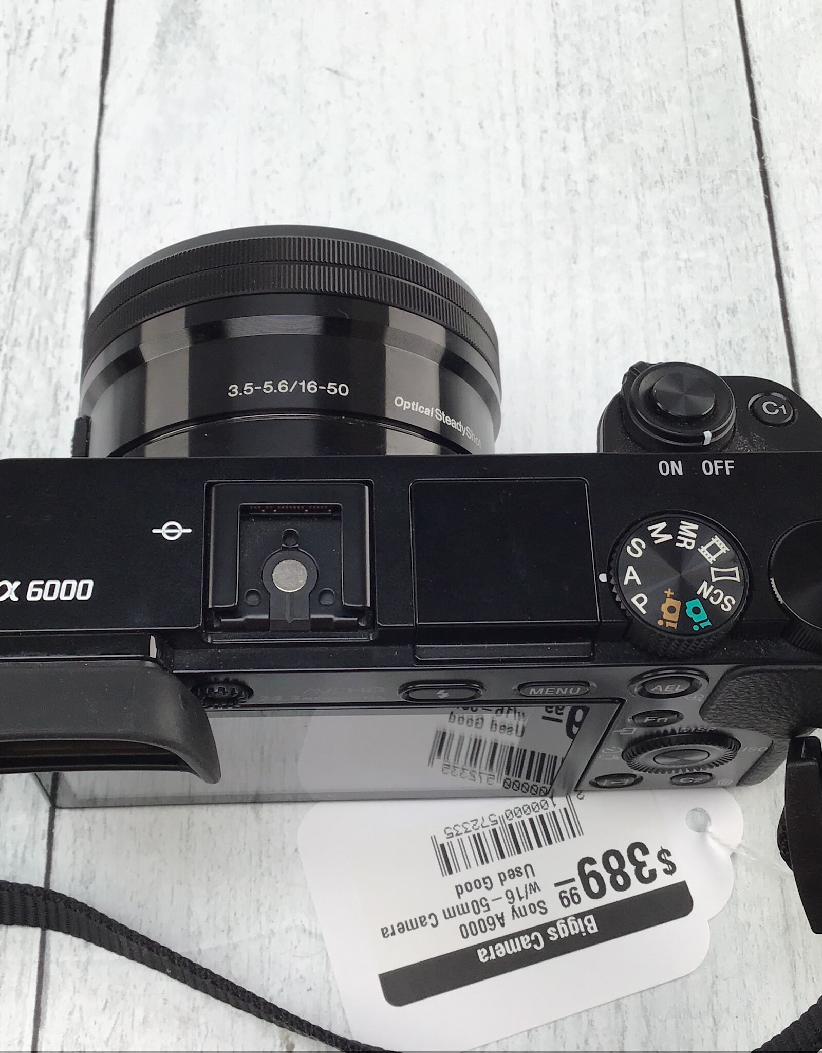 SONY Sony A6000 w/16-50mm Camera Used Good