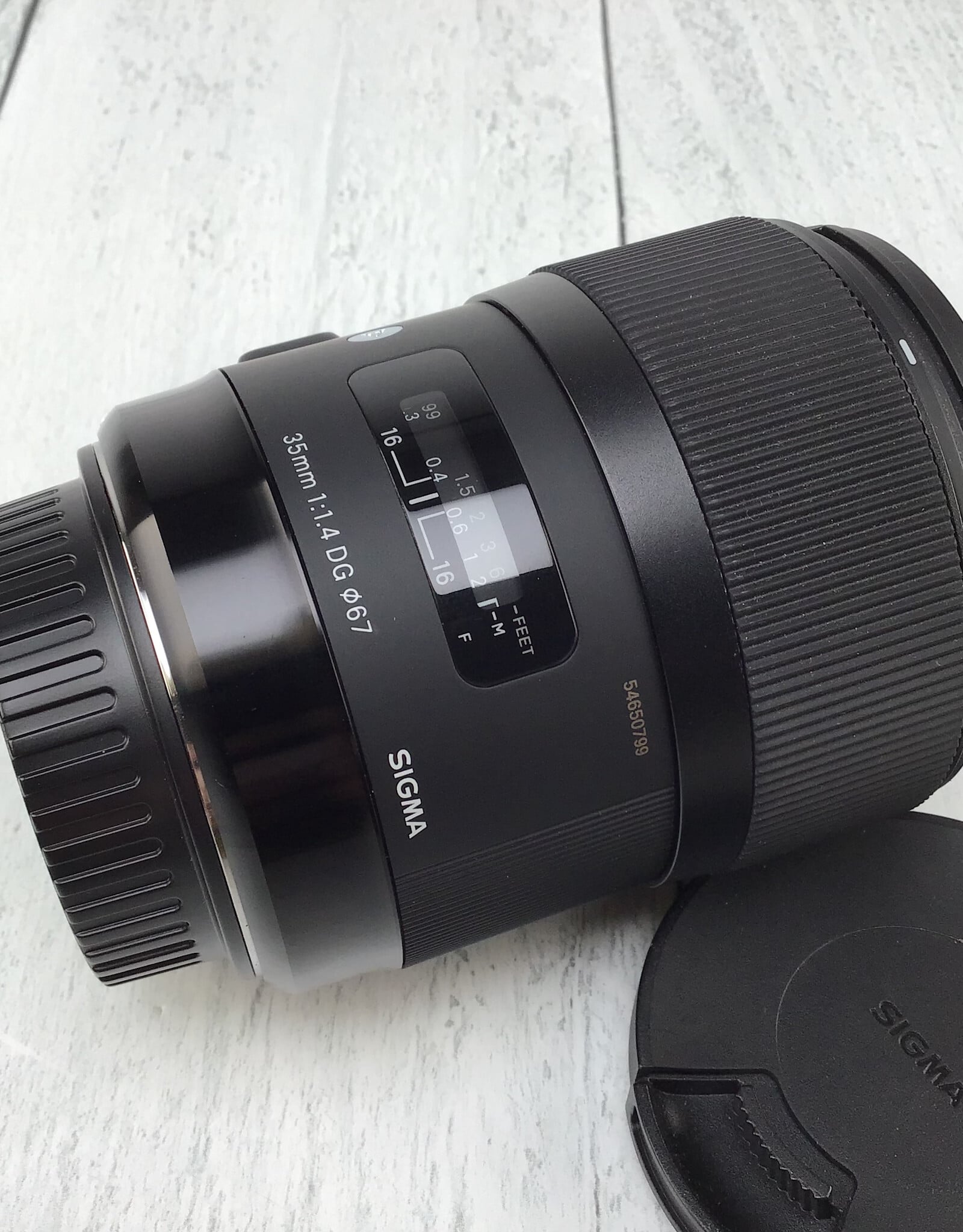 SIGMA Sigma 35mm F1.4 DG EF Lens Used Good