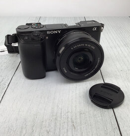 SONY Sony A6000 w/16-50mm Camera Used Fair