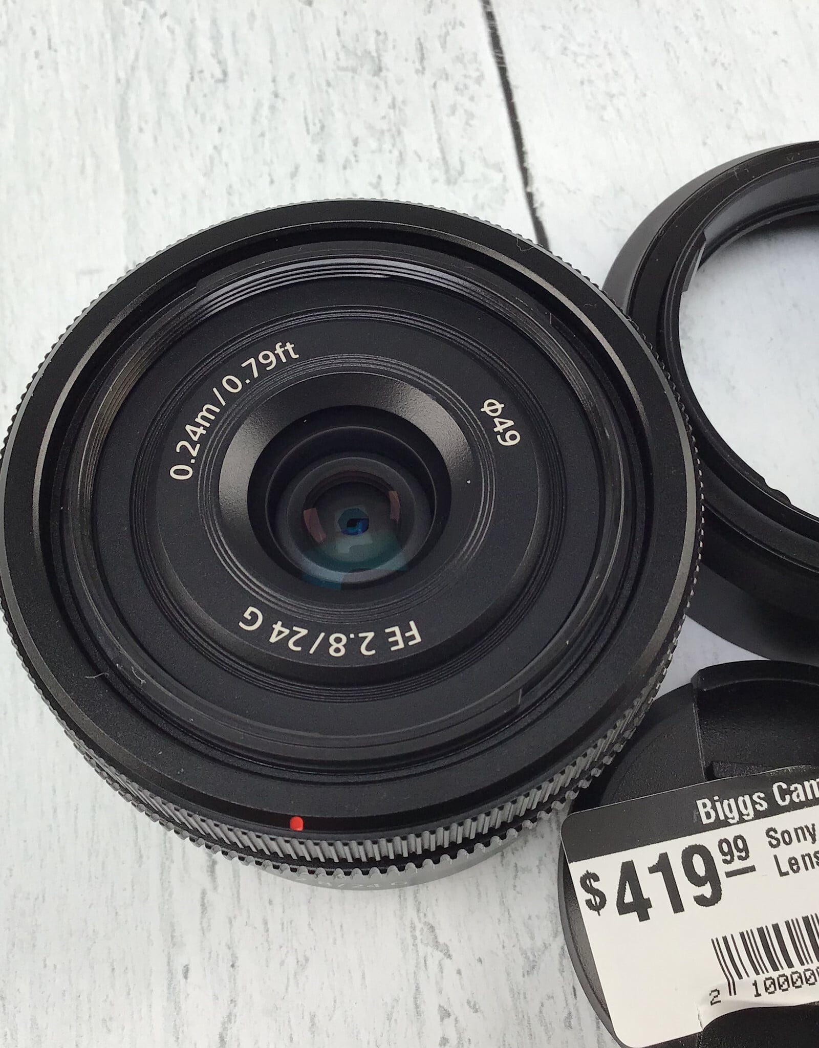 SONY Sony FE 24mm f2.8 G Lens Used Good