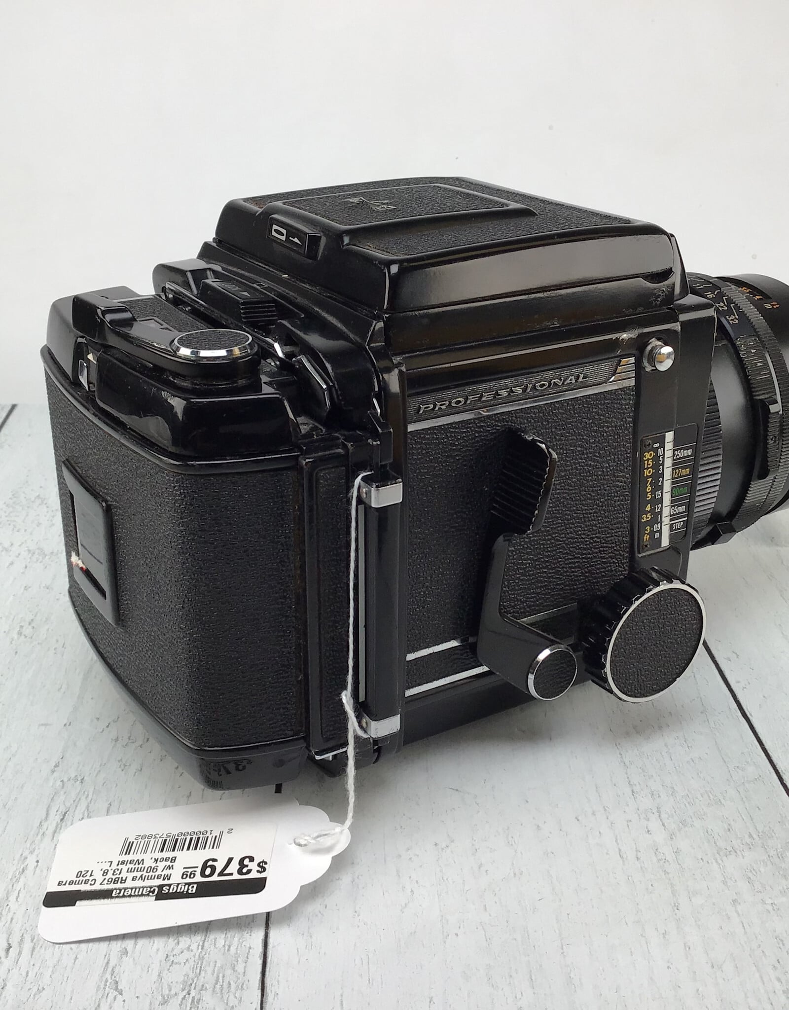 MAMIYA Mamiya RB67 Camera w/ 90mm f3.8, 120 Back, Waist Level Used Fair