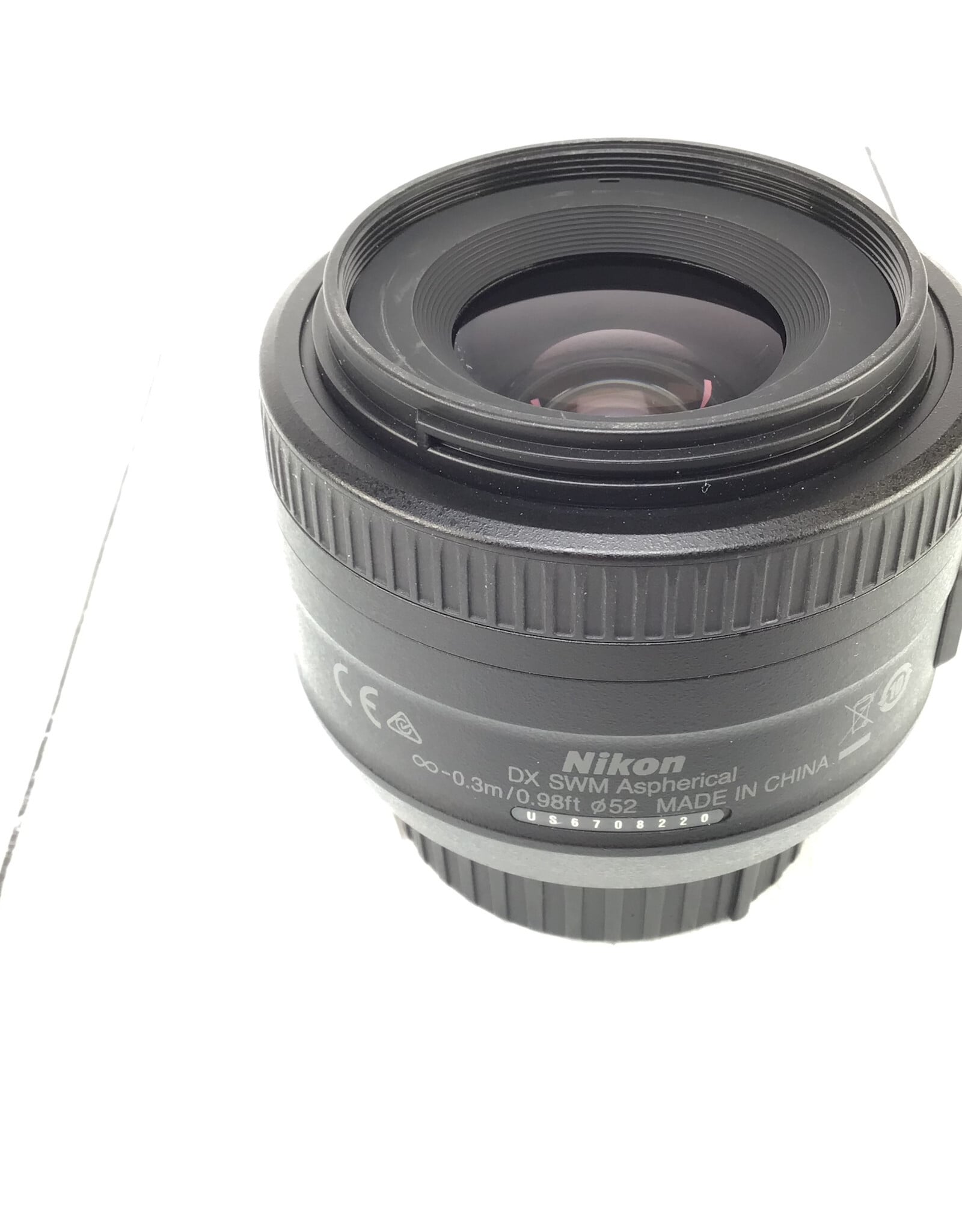 NIKON Nikon DX AF-S 35mm f1.8 G Lens w/ Hood Used Good