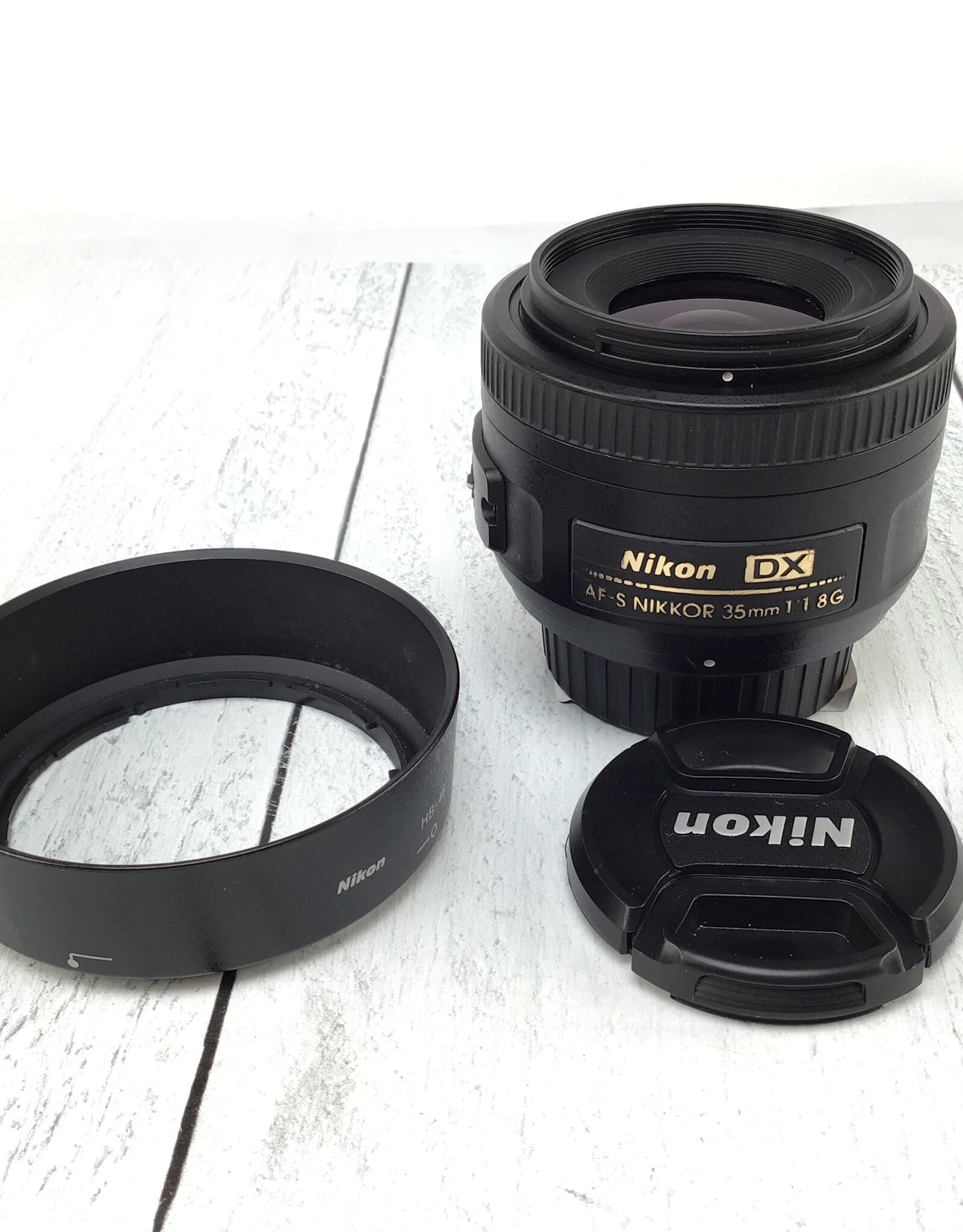 NIKON Nikon DX AF-S 35mm f1.8 G Lens w/ Hood Used Good