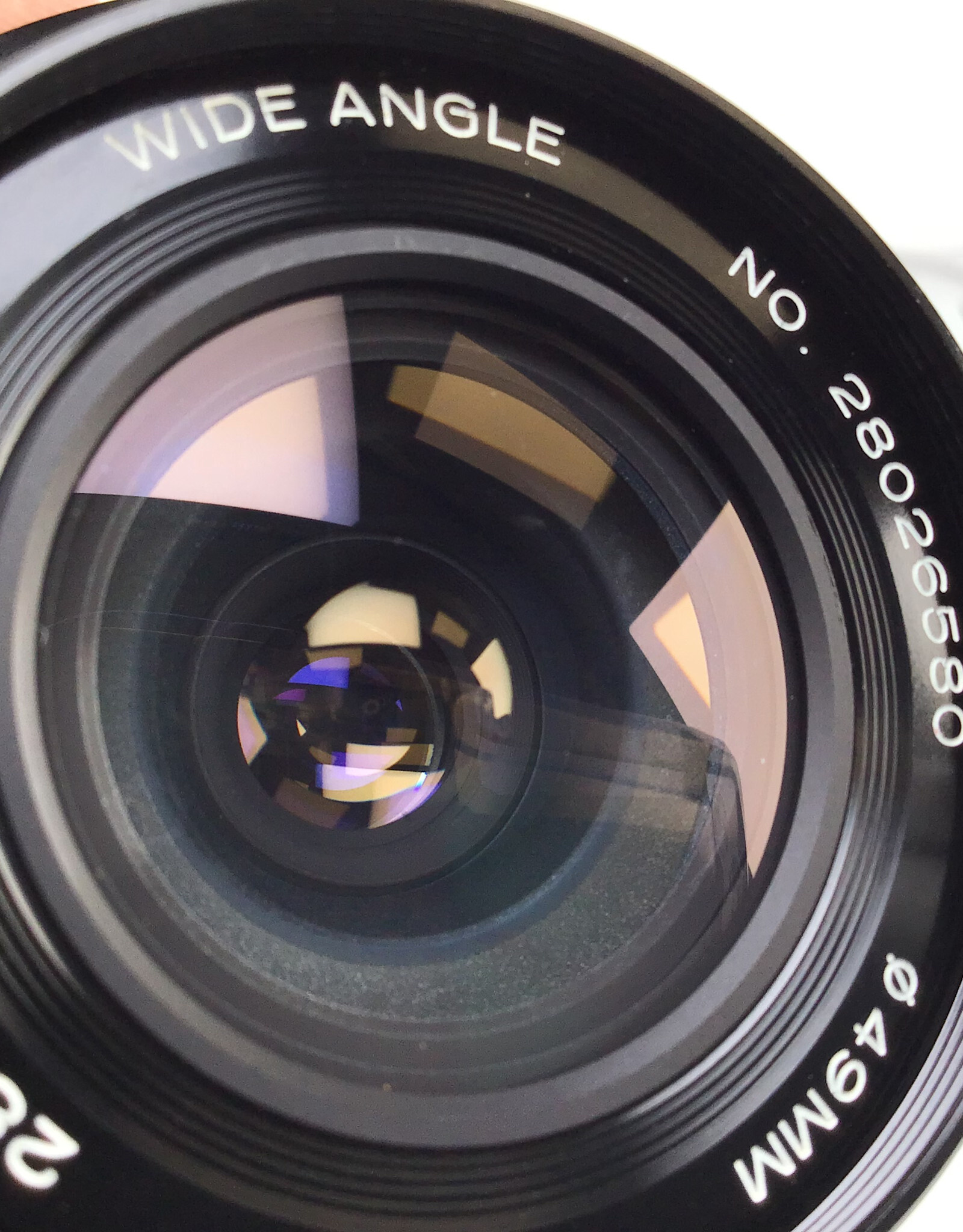 Minolta Vivitar 28mm f2.8 Lens for Minolta MD Used Good
