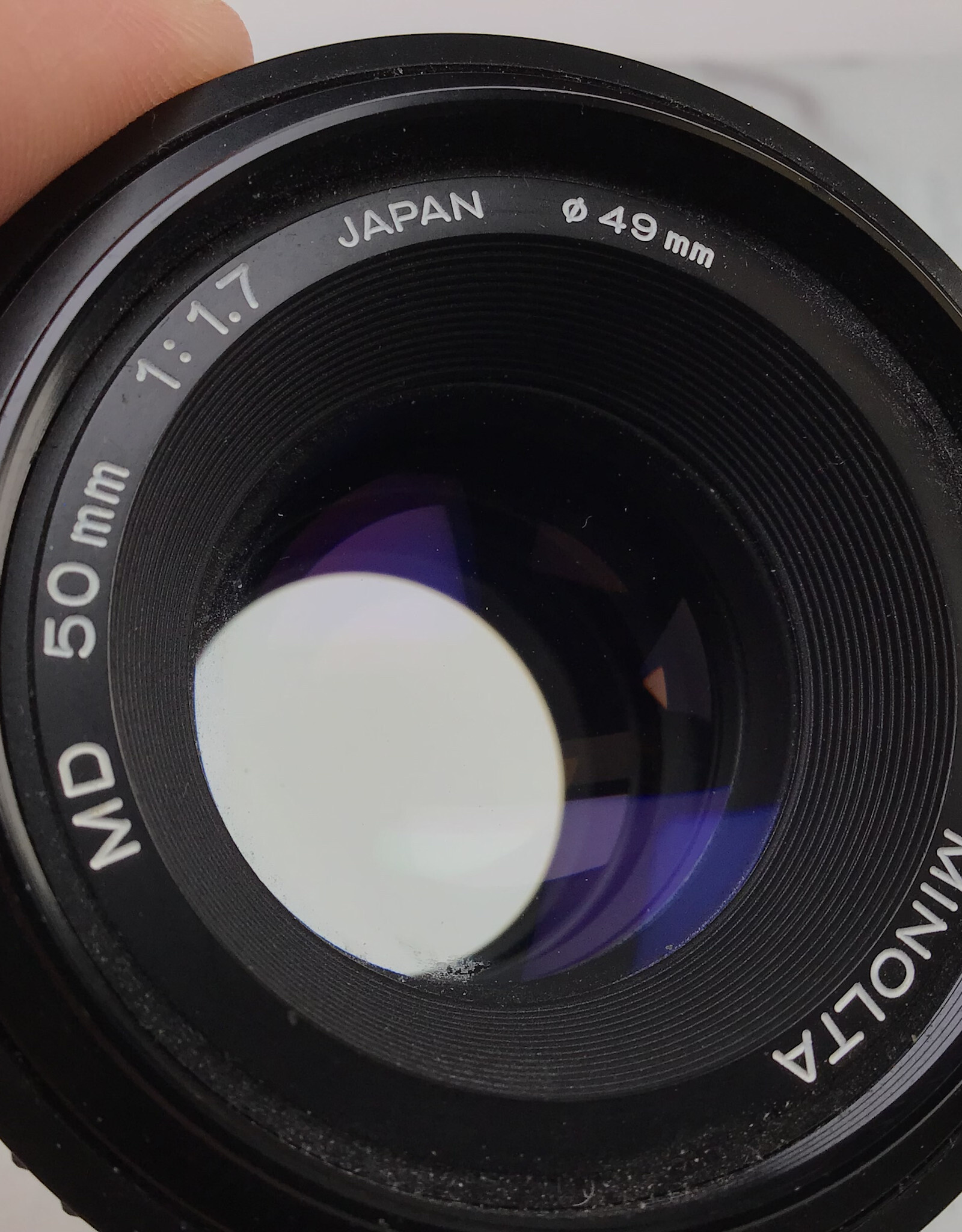 Minolta Minolta MD 50mm f1.7 Lens Used Good