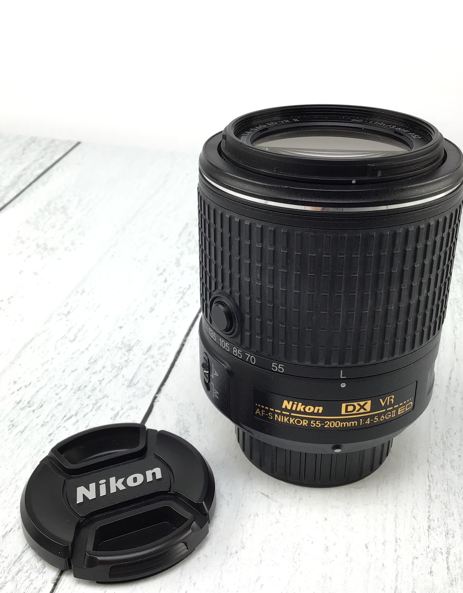 NIKON Nikon DX AF-S Nikkor 55-200mm f4-5.6G VR II Lens Used Good