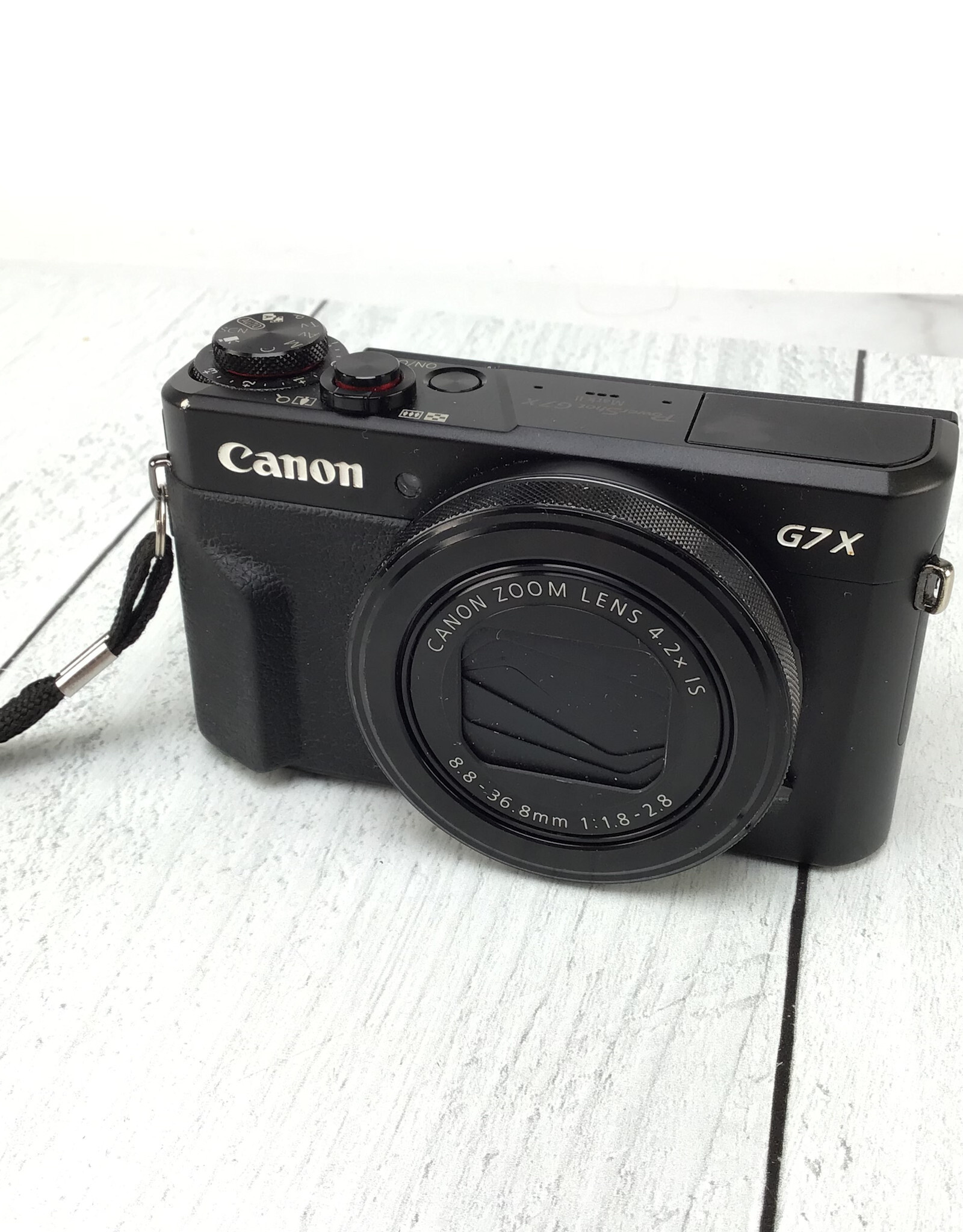 CANON Canon G7X Mark II Camera Cracked LCD Screen Used BGN