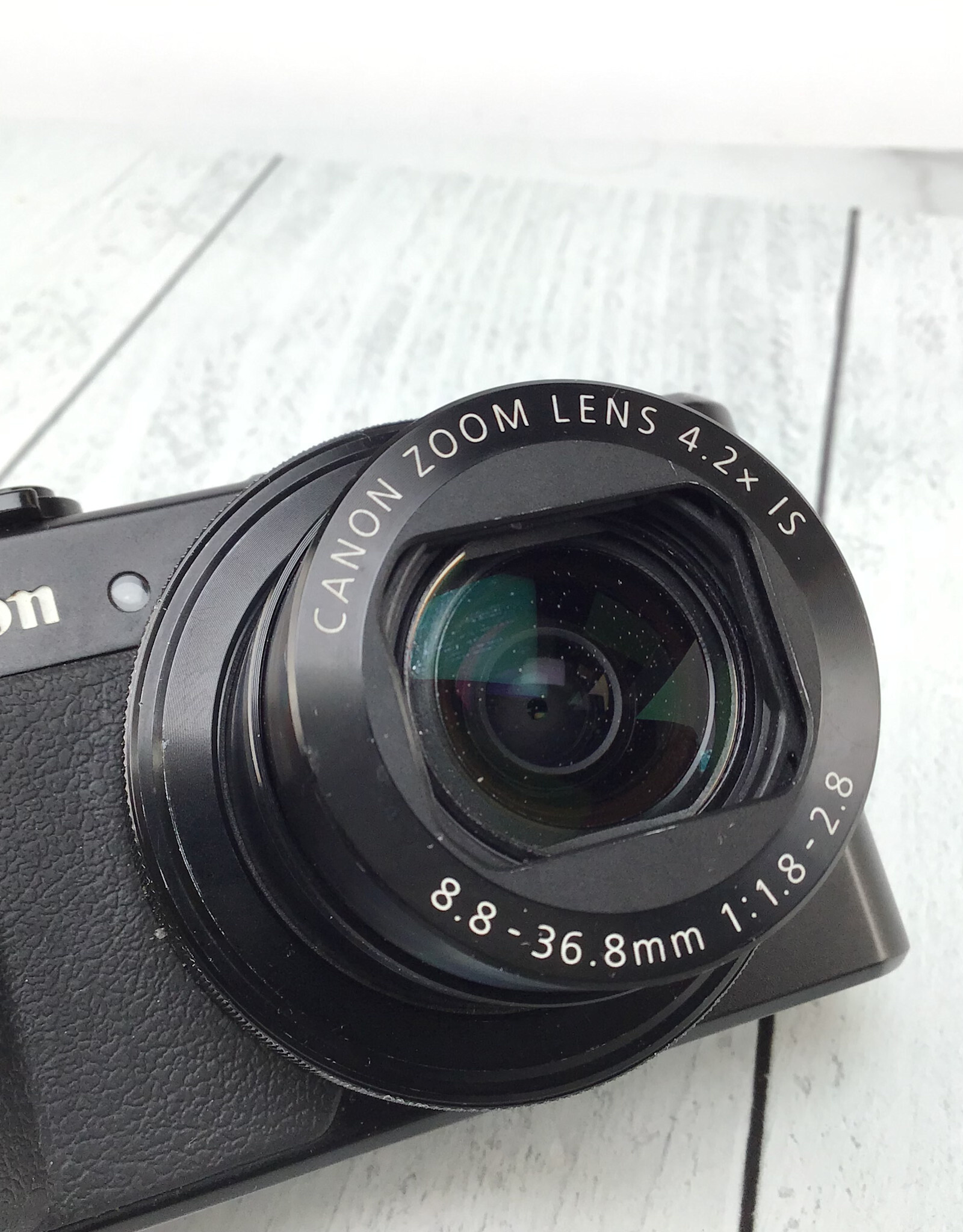 CANON Canon G7X Mark II Camera Cracked LCD Screen Used BGN