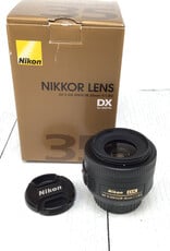 NIKON Nikon AF-S DX Nikkor 35mm f1.8G Lens in Box Used EX