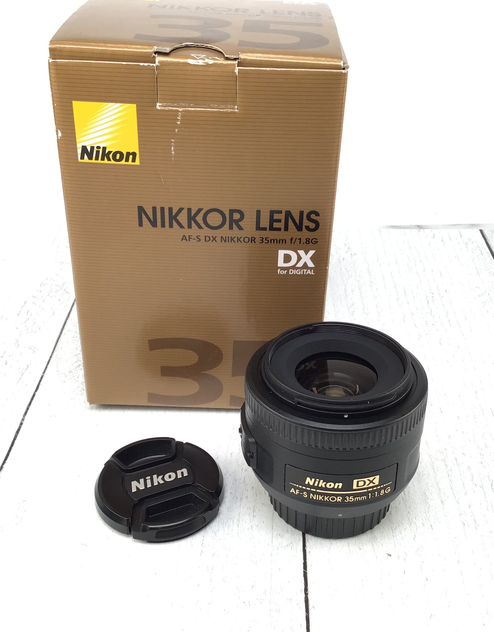 NIKON Nikon AF-S DX Nikkor 35mm f1.8G Lens in Box Used EX