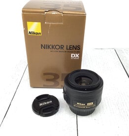 NIKON Nikon AF-S DX Nikkor 35mm f1.8G Lens in Box Used EX