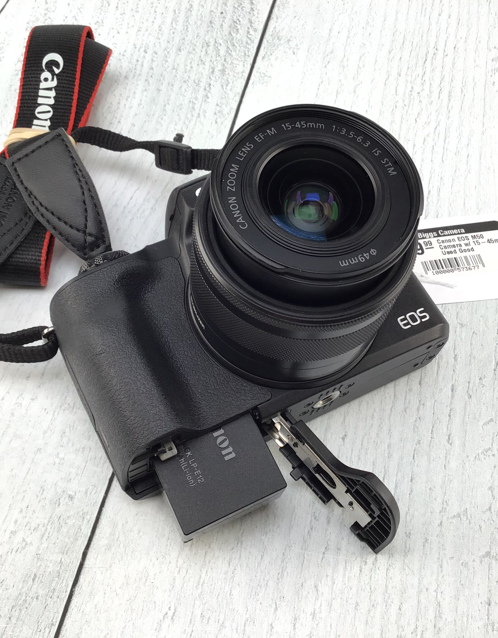 CANON Canon EOS M50 Camera w/ 15-45mm Used Good
