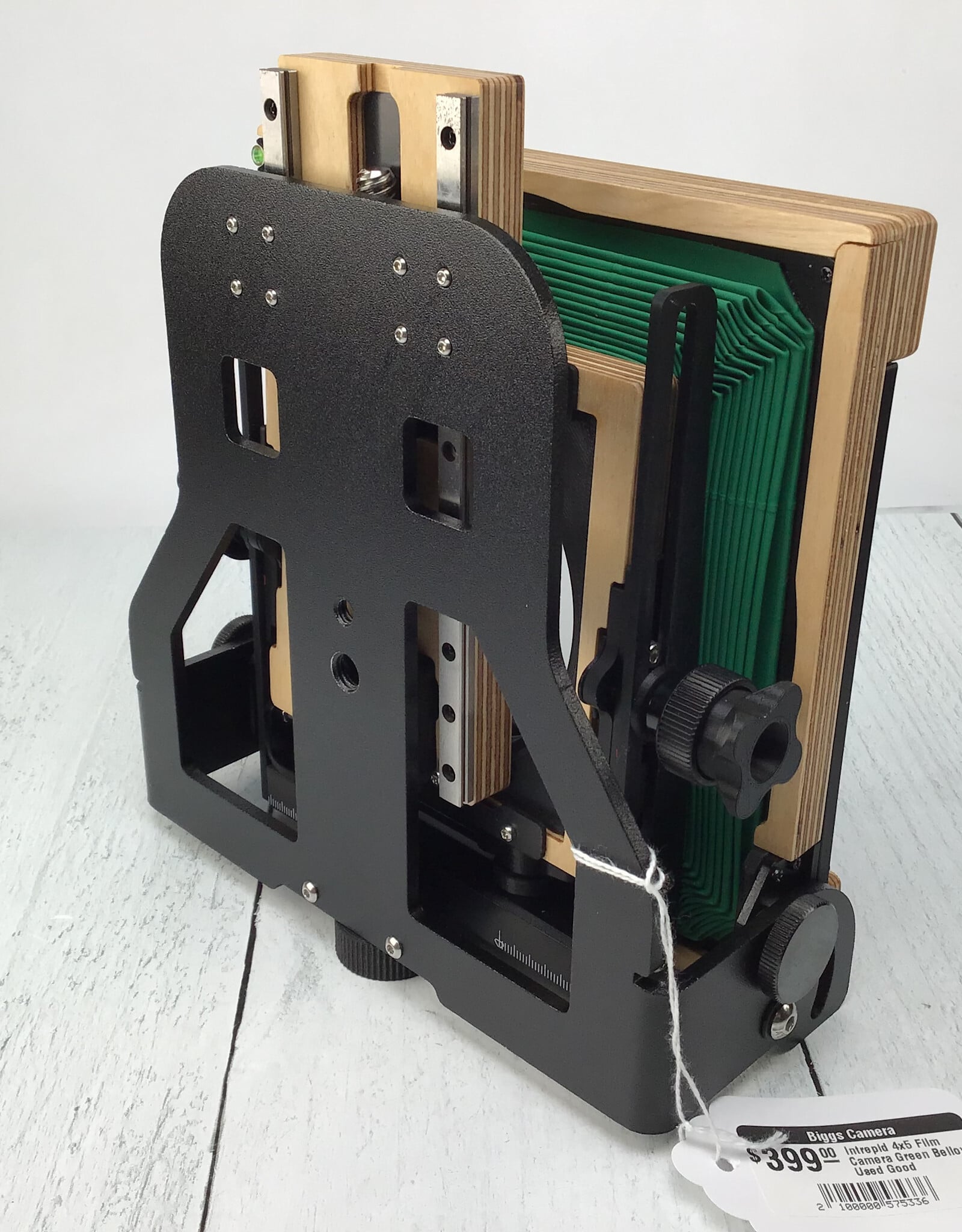 Intrepid Intrepid 4x5 Film Camera Green Bellows Used Good