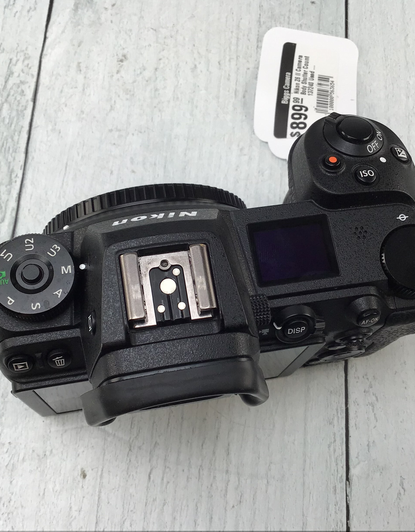 NIKON Nikon Z6 II Camera Body Shutter Count 137240 Used Good