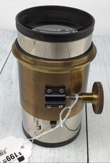 Barwell McAlister McIntosh Stereopticon h10 Brass Magic Lantern Lens Used Fair