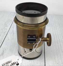 Barwell McAlister McIntosh Stereopticon h10 Brass Magic Lantern Lens Used Fair