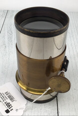 Barwell McAlister McIntosh Stereopticon h10 Brass Magic Lantern Lens Used Fair