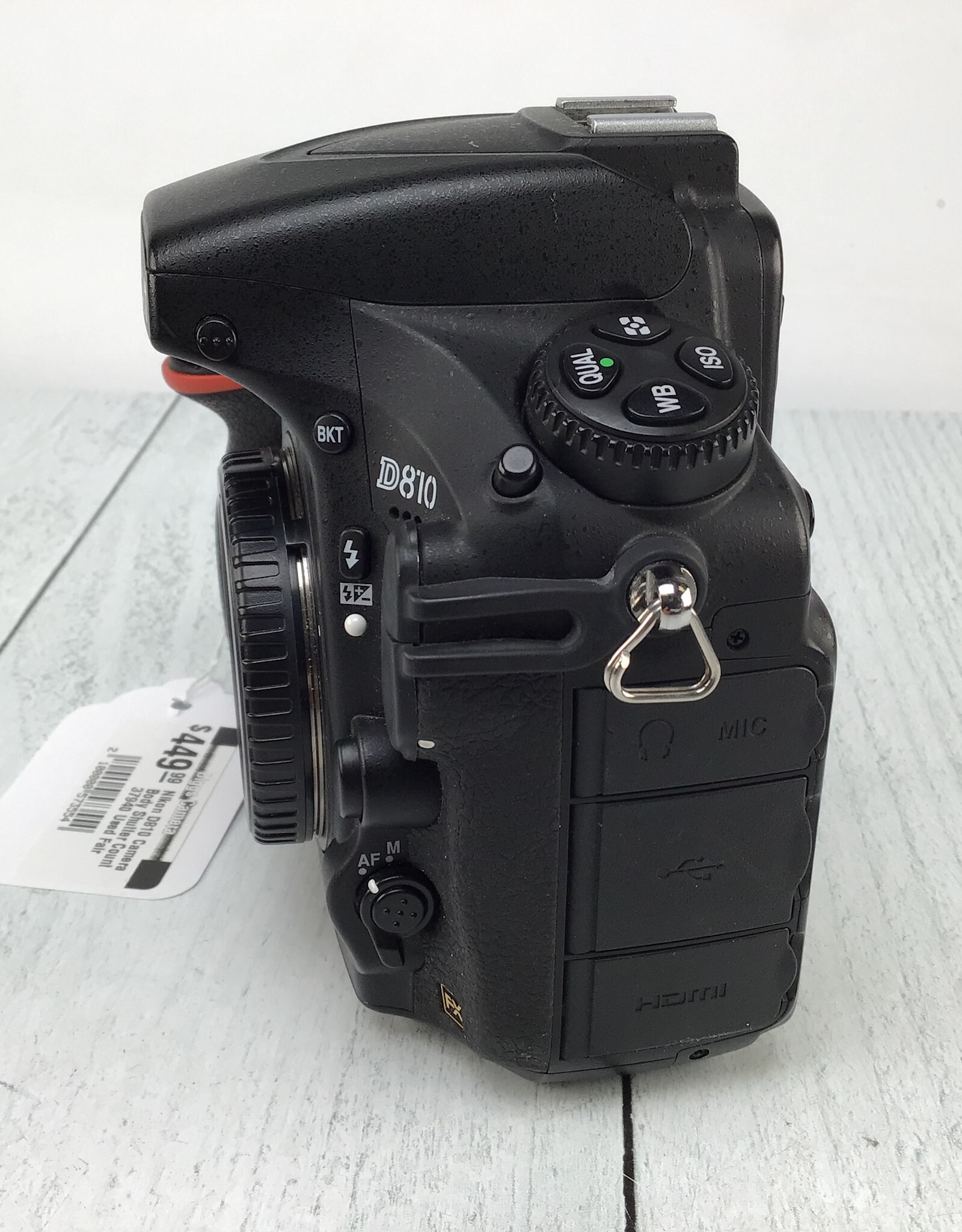 NIKON Nikon D810 Camera Body Shutter Count 37940 Used Fair