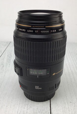 CANON Canon EF 100mm f2.8 USM Macro Lens Used Good
