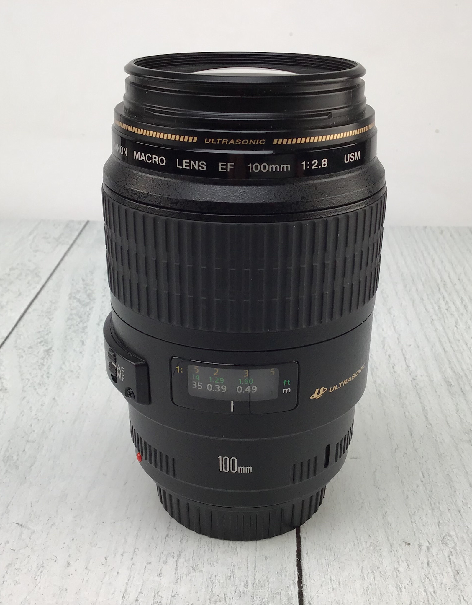 CANON Canon EF 100mm f2.8 USM Macro Lens Used Good